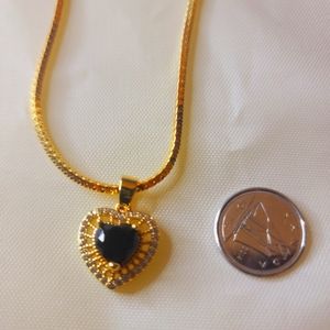 Zircon Heart Pendant